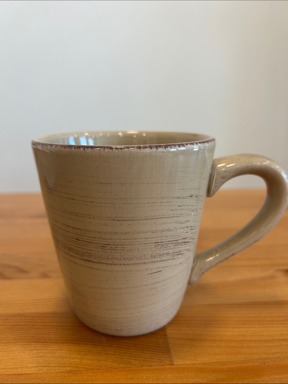 Neutral Stoneware Beige Mug